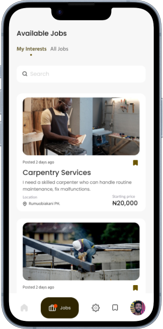 App screen